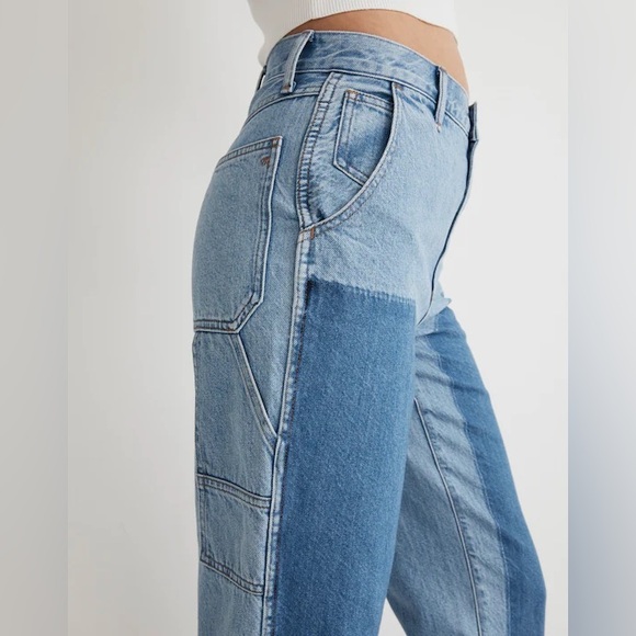 Madewell The Perfect Vintage Two Tone Straight Jeans Women’s 27 - Picture 6 of 16